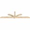 Ekena Millwork Redmond Rough Sawn Timber Gable Bracket, Douglas Fir, 108"W x 31 1/2"H x 4"D x 4"F, 7/12 Pitch GBW108X31X0404RED00RDF - alternate 2